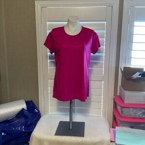 Danskin Now Women's Fuchsia Short Sleeve Tee